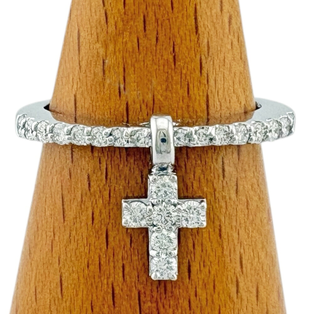 ポンテヴェキオ リング 指輪 ポンテヴェキオ 10号 18金 ダイヤモンド 0.33ct レディース Ponte Vecchio 中古クロス｜Ｒ＆Ｋ　リサイクルキング
