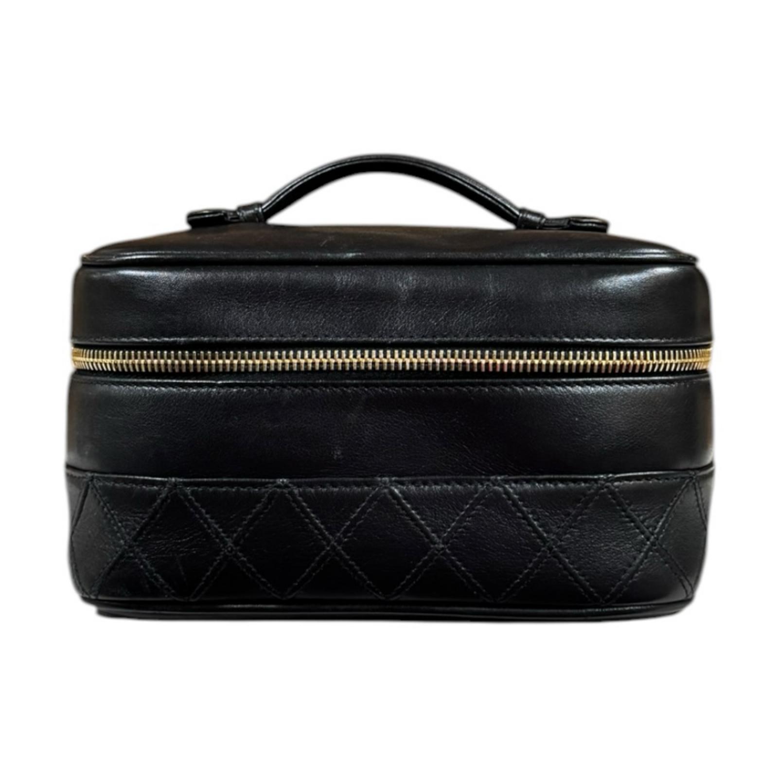 シャネル ピコローレ バニティバッグ ハンドバッグ シャネル バッグ レザー A01618 ブラック レディース CHANEL 中古｜Ｒ＆Ｋ　リサイクルキング