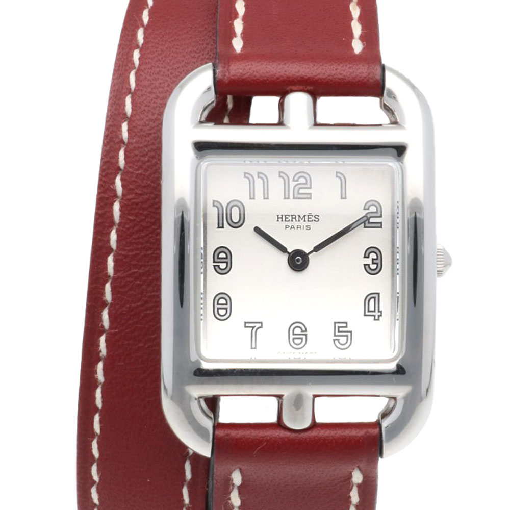 エルメス ケープコッド 腕時計 時計 エルメス ステンレススチール CC1.210 クオーツ レディース 1年保証 HERMES 中古｜Ｒ＆Ｋ　リサイクルキング