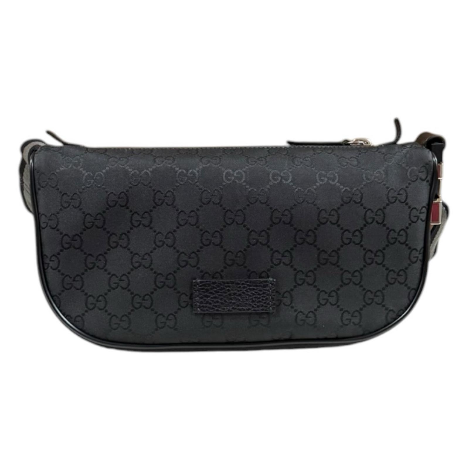 グッチ アウトレット品 ウエストバッグ グッチ バッグ 449182 ブラック ユニセックス GUCCI 中古ボディバッグ｜Ｒ＆Ｋ　リサイクルキング
