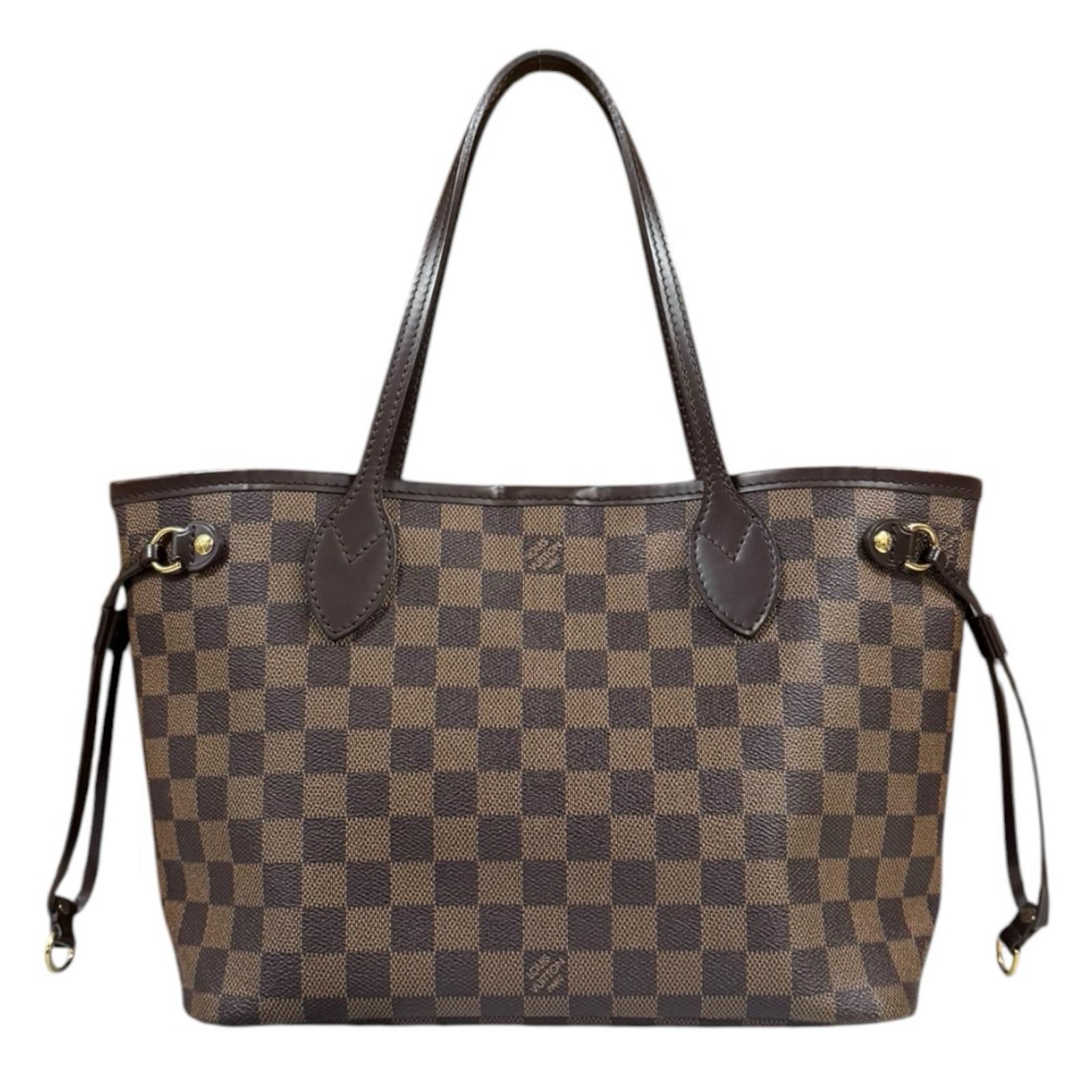 ルイヴィトン ネヴァーフルPM LV ダミエ トートバッグ ルイ・ヴィトン 御徒面子  ダミエキャンバス N51109 赤銅色 レディース LOUIS VUITTON 中古
