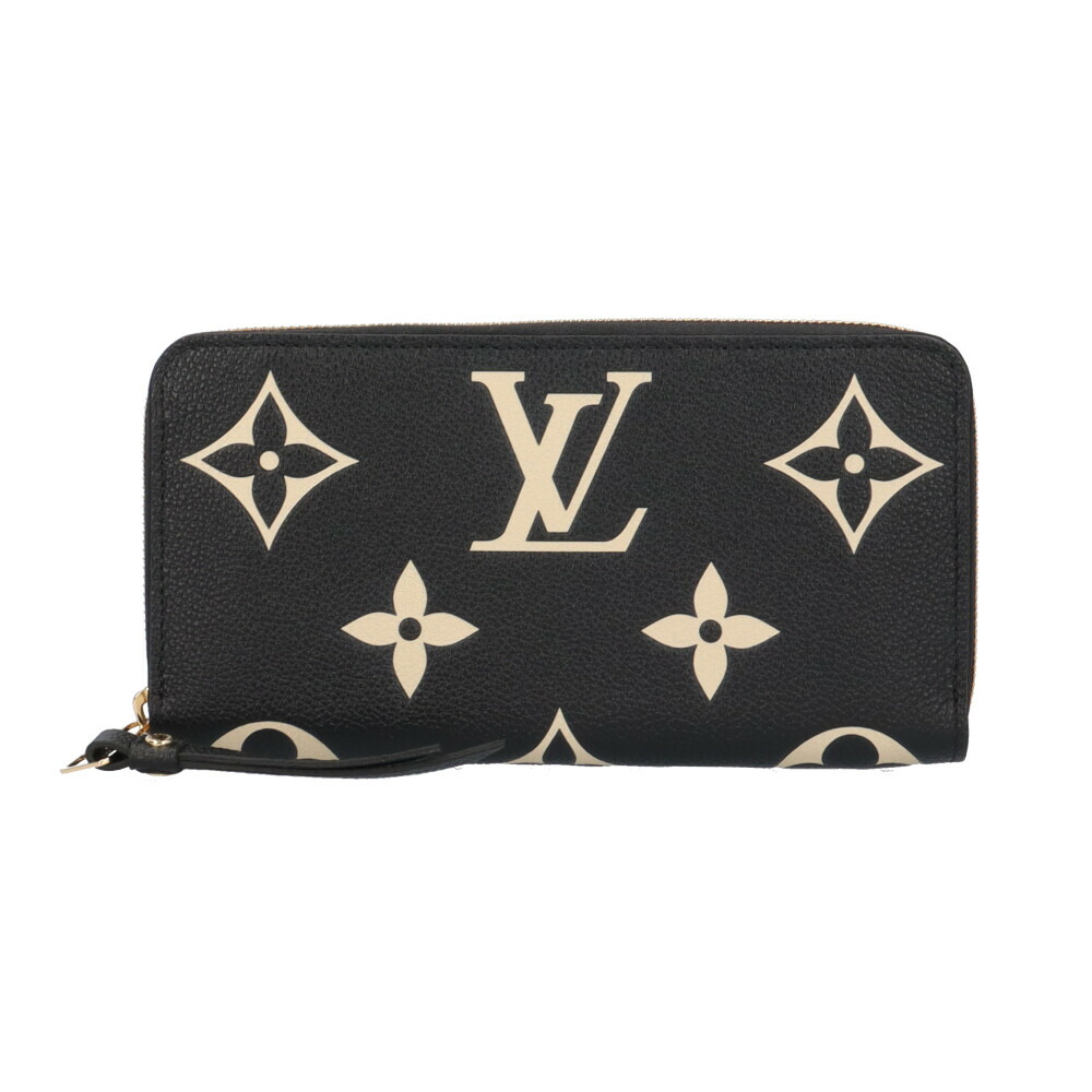 ルイヴィトン ジッピーウォレット バイカラーモノグラムアンプラント 長金入れ ルイ・ヴィトン M80481 レディース LOUIS VUITTON 中古