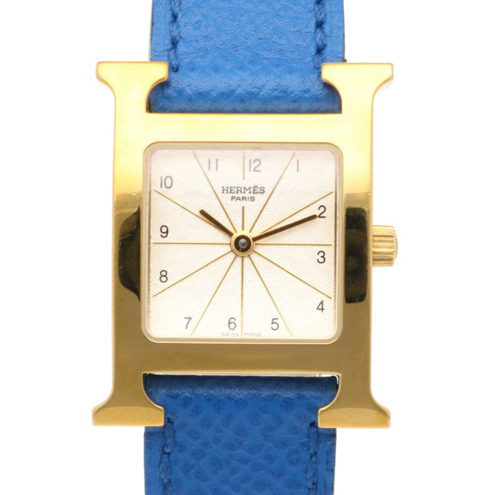 エルメス H御覧になる ウオッチ 時辰儀 エルメス  GP 石英 レディース 1年引きうける HERMES 中古