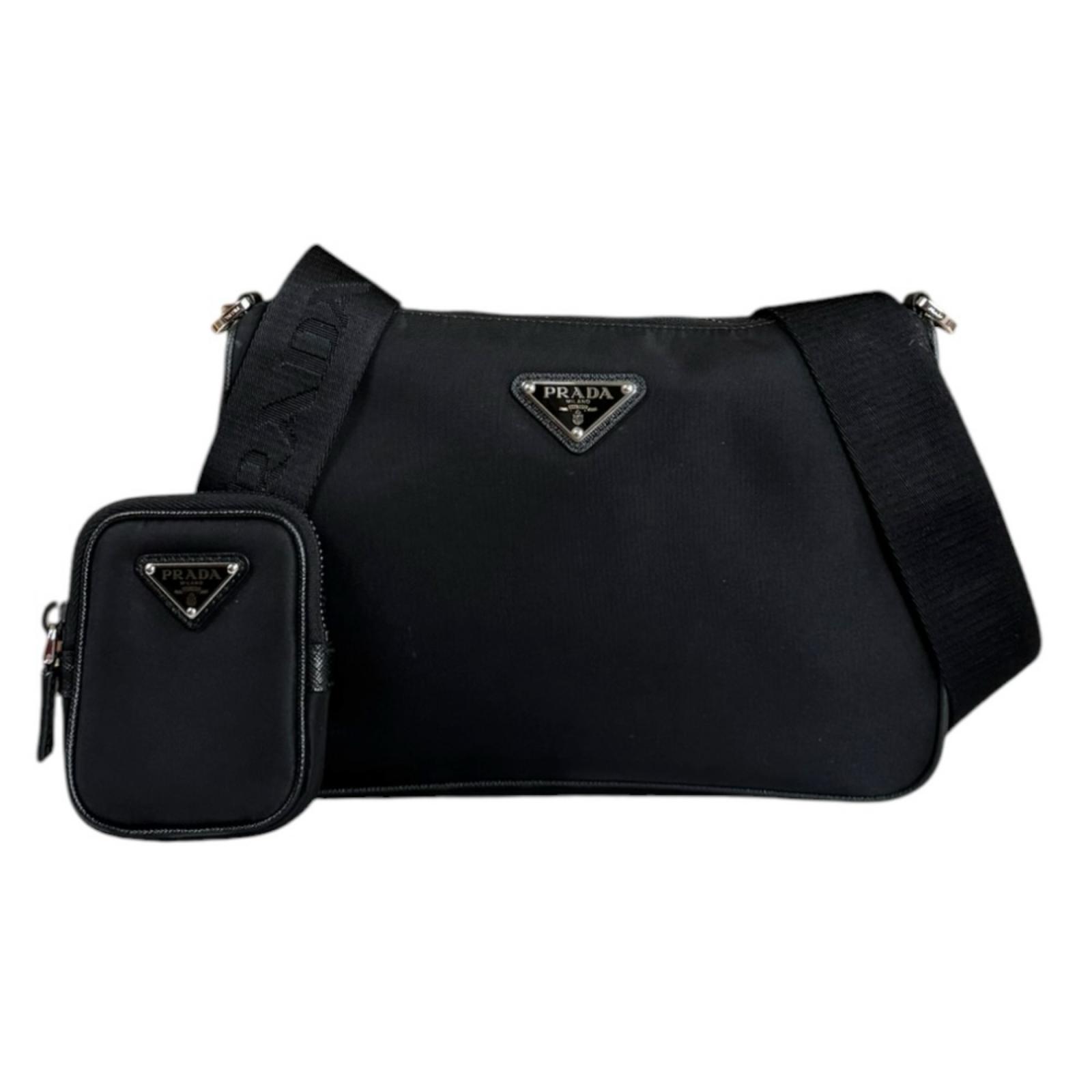 プラダ ショルダーバッグ プラダ 御徒面子  ナイロン 黒いこと ユニ一発やる PRADA 中古