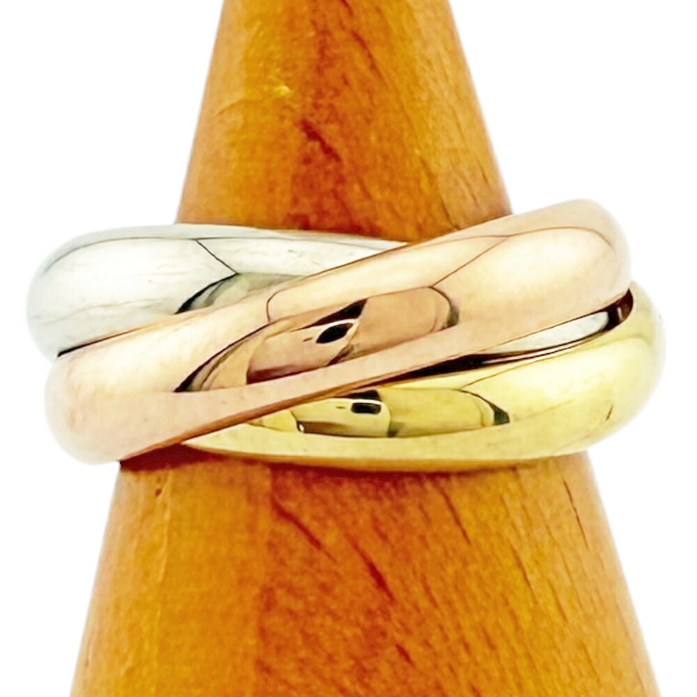 カルティエ トリニティ リング 指輪 カルティエ 18金 K18イエローゴールド 50ct レディース CARTIER 中古｜Ｒ＆Ｋ　リサイクルキング