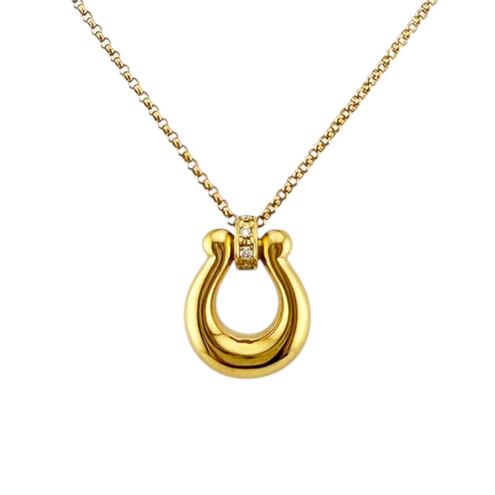 ミキモト ネックレス ミキモト 18金 K18イエローゴールド ダイヤモンド 0.05ct レディース MIKIMOTO 中古｜Ｒ＆Ｋ　リサイクルキング 174,900円