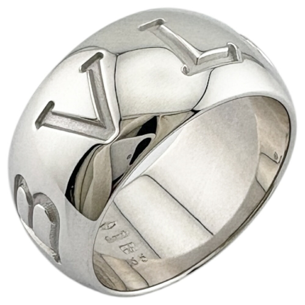 ブルガリ モノロゴ リング 指輪 ブルガリ 14号 18金 K18ホワイトゴールド レディース BVLGARI 中古｜Ｒ＆Ｋ　リサイクルキング