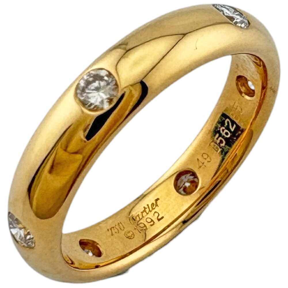 カルティエ ステラ リング 指輪 カルティエ 8.5号 18金 K18イエローゴールド ダイヤモンド レディース CARTIER 中古｜Ｒ＆Ｋ　リサイクルキング