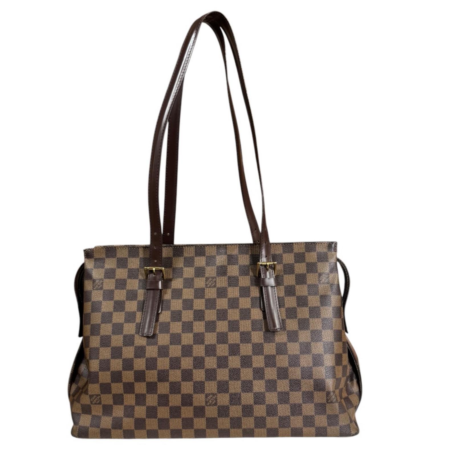 ルイヴィトン チェルシー ダミエ トートバッグ ルイ・ヴィトン バッグ ダミエキャンバス N51119 ブラウン レディース LOUIS VUITTON 中古｜Ｒ＆Ｋ　リサイクルキング 46,200円