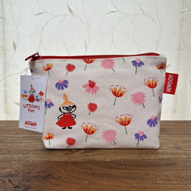楽天市場】ムーミン デニムグッディポーチ リトルミイちらり コスメ