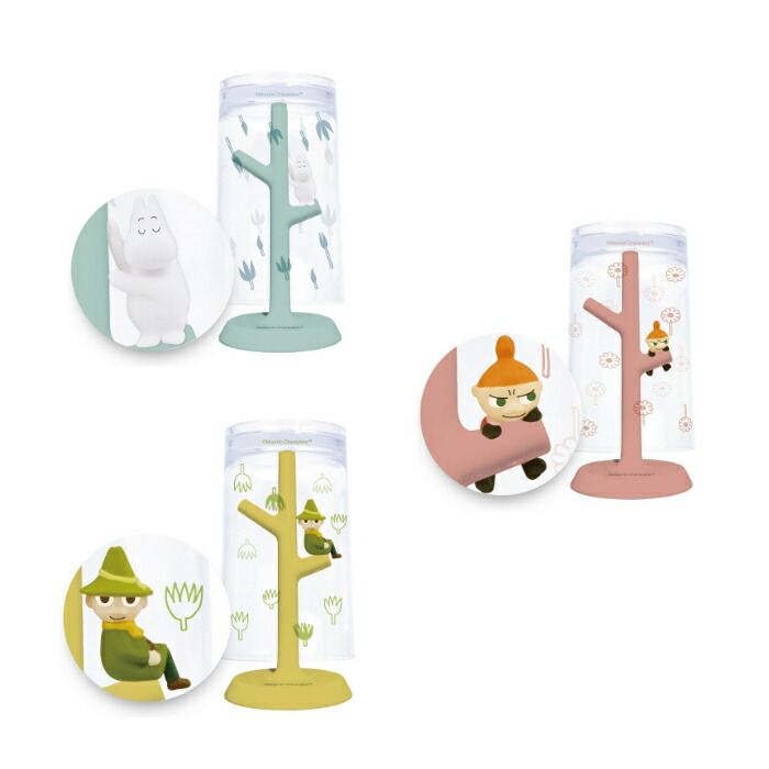 MOOMIN ムーミンのうがいコップ＆スタンド ムーミン リトルミイ スナフキン 北欧 かわいい プレゼント画像