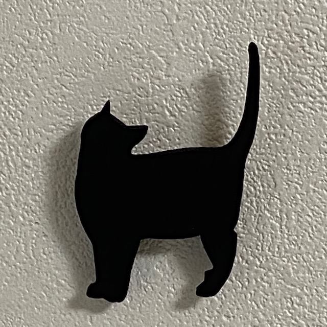 楽天市場 Silhouette Clip シルエットクリップ 木製 マグネット ネコ 猫 Cat かわいい おしゃれ 黒猫 ステーショナリー 文房具 プレゼント インテリアアートhygge