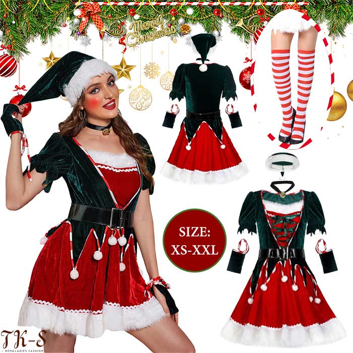 楽天市場】クリスマス エルフ コスプレ 妖精 レディース