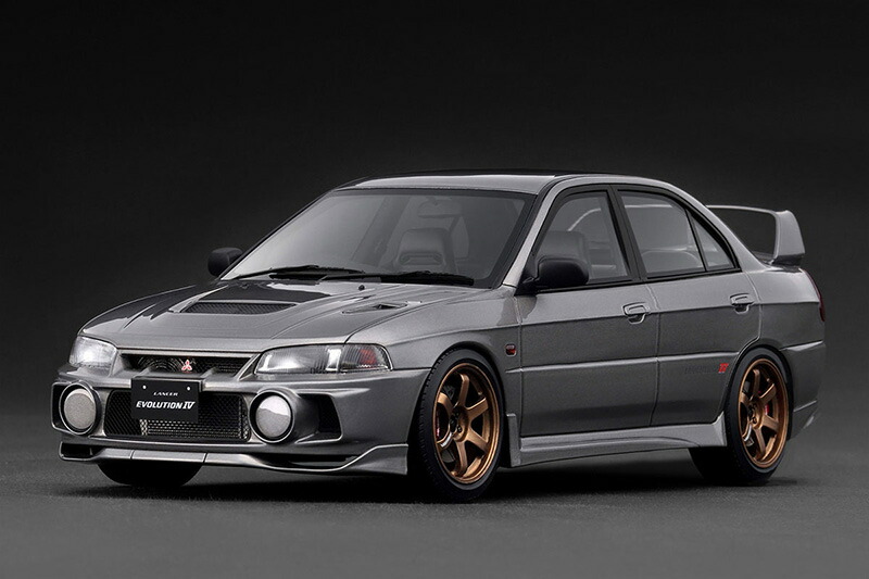 【逃げ道】＊IG3851 1/18 Mitsubishi LANCER EVOLUTION 4 (CN9A) Gun Metallic