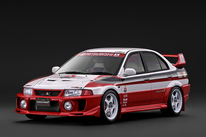 ★予約商品 IG4021 1/18 Mitsubishi LANCER EVOLUTION V (CP9A) White/Red|TK.STORE店