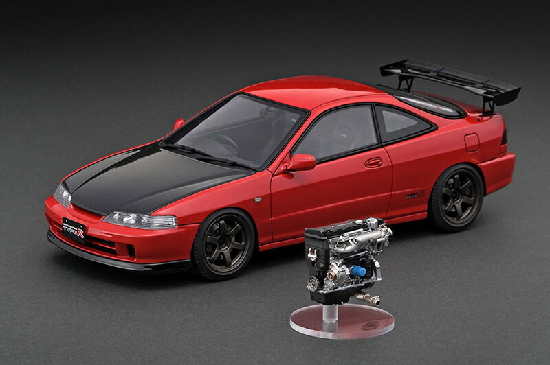 【WEB限定】*IG3057　1/18 Honda INTEGRA (DC2) TYPE R Red With Engine