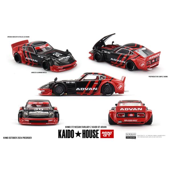 Mini GT 1/64 ミニカー 4台セット 楽天市場】MINI-GT 1/64 Nissan フェアレディ Z Kaido GT ADVAN