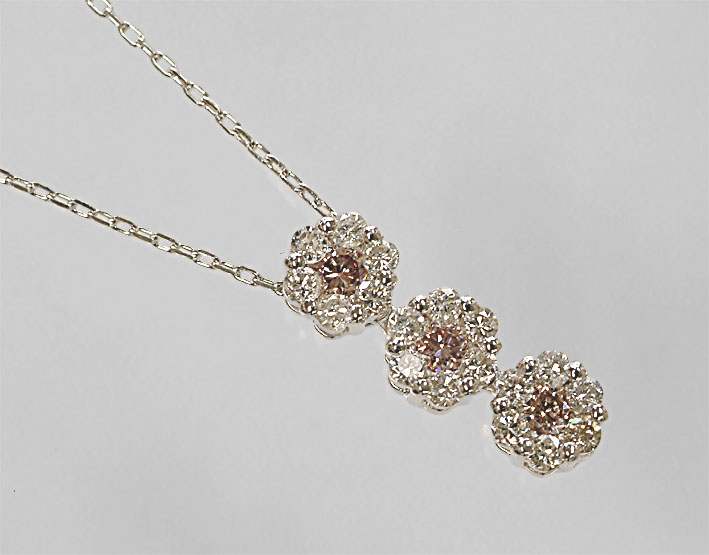 楽天市場】K18WGピンクダイヤPDN 0.04ct 0.04ct ピンク ダイヤモンド