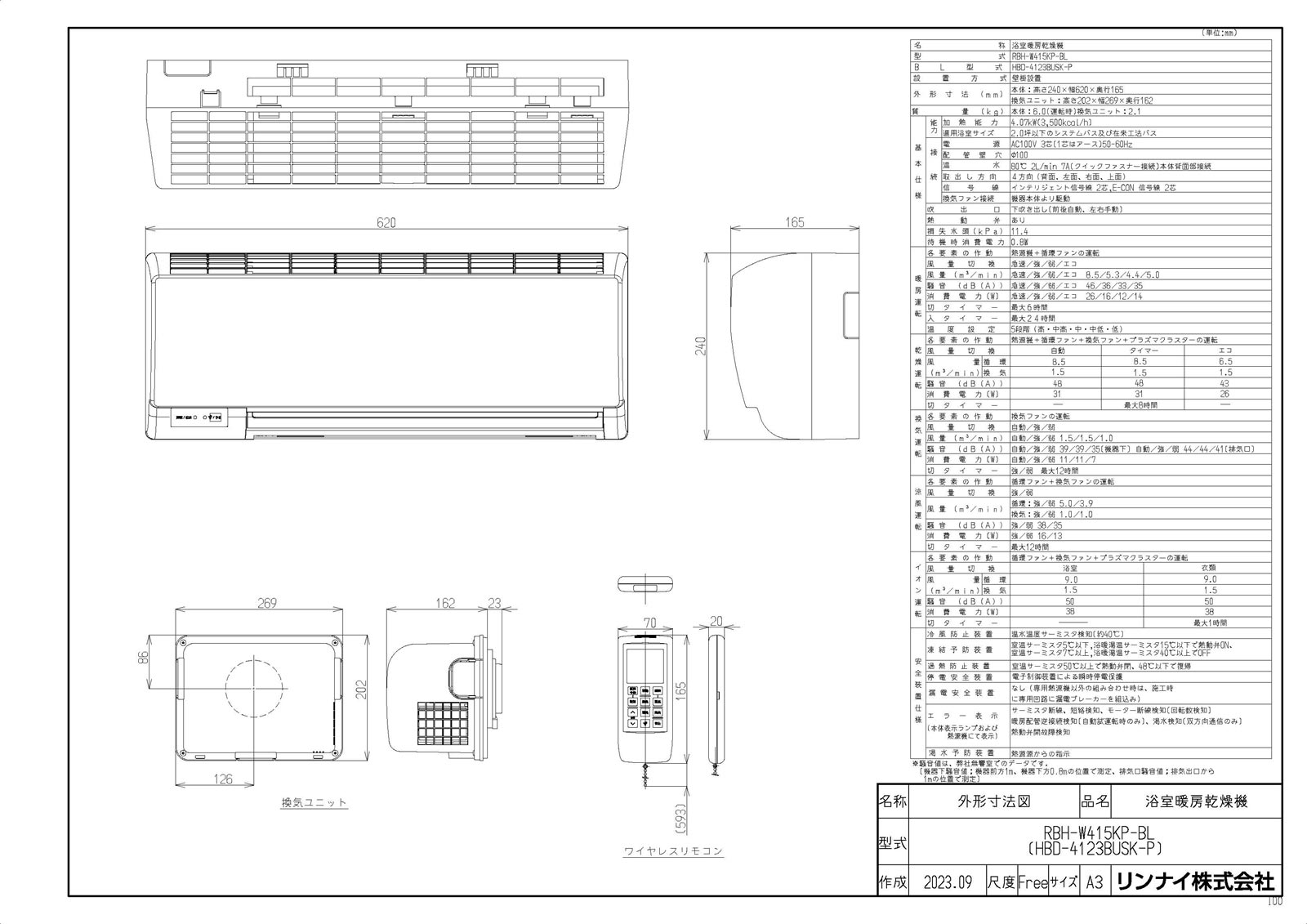 RBH-W415KP-BL