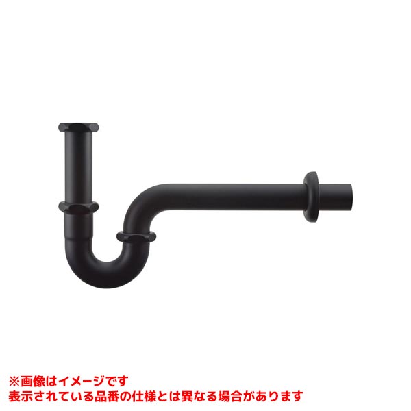 【299-023-MD】 《TKF》 カクダイ P落とし穴(尻っ方管つき･38･引っ敷き黒いこと) ωσ0