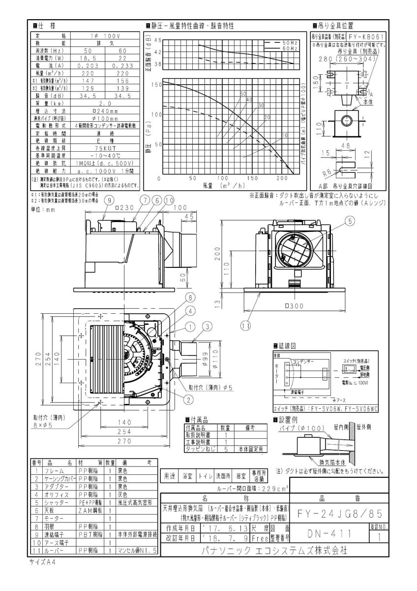 SALE／93%OFF】 《TKF》 パナソニック 天埋換気扇 鋼板 低騒音