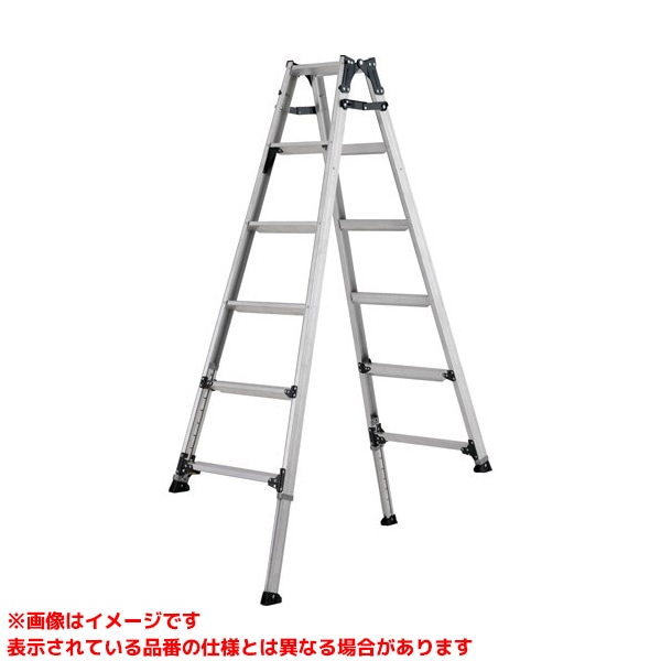 【PRW-150FX (101555)】 《TKF》 アルインコ 伸縮脚付はしご兼用脚立 ωο0