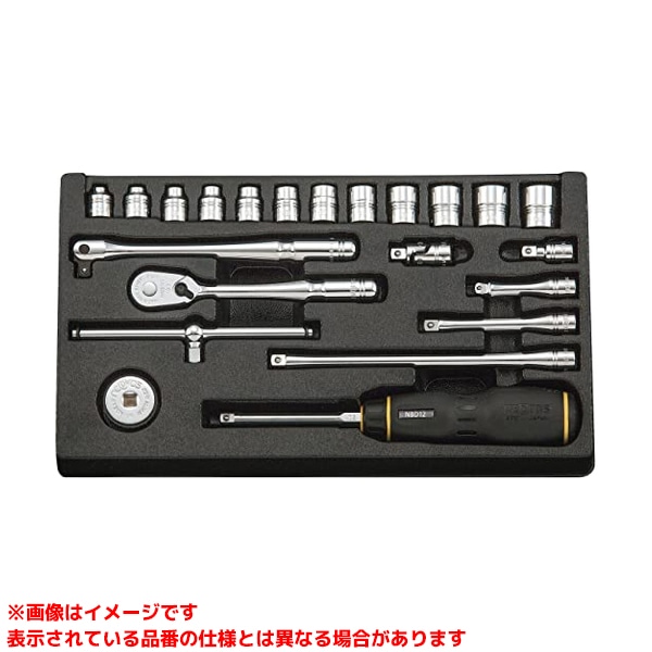 【NTB222XA (189802)】 《TKF》 京都機械工具 ソケットレンチセットネプロス6.35mm1/4 ωο0