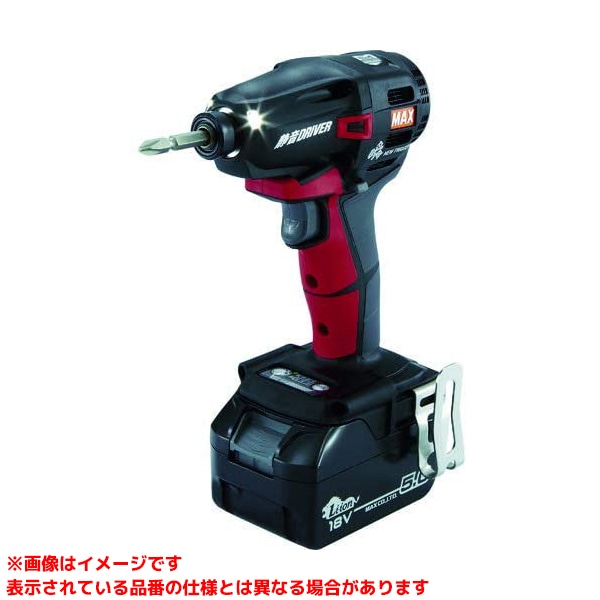 【PJ-SD102-B2C/1850A (407092)】 《TKF》 マックス 申し受ける式静音インパクトドライバ18V5.0A ωο0