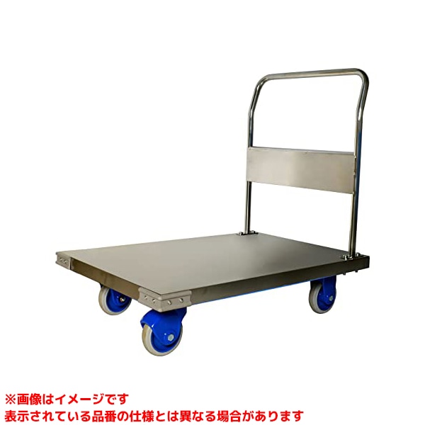 【SUS-302GS (537287)】 《TKF》 金沢車輛 大型静音ステンレス台車 ωο0