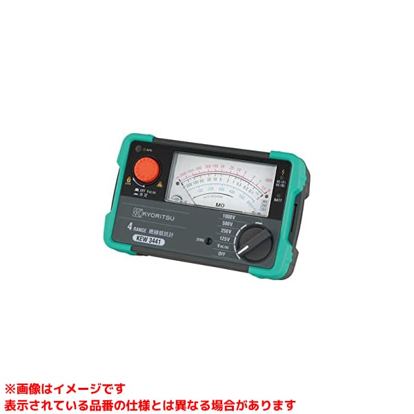 【KEW3441 (536754)】 《TKF》 共立電気計器 アナログ絶縁抵抗計(4レンジ) ωο0 35,268円