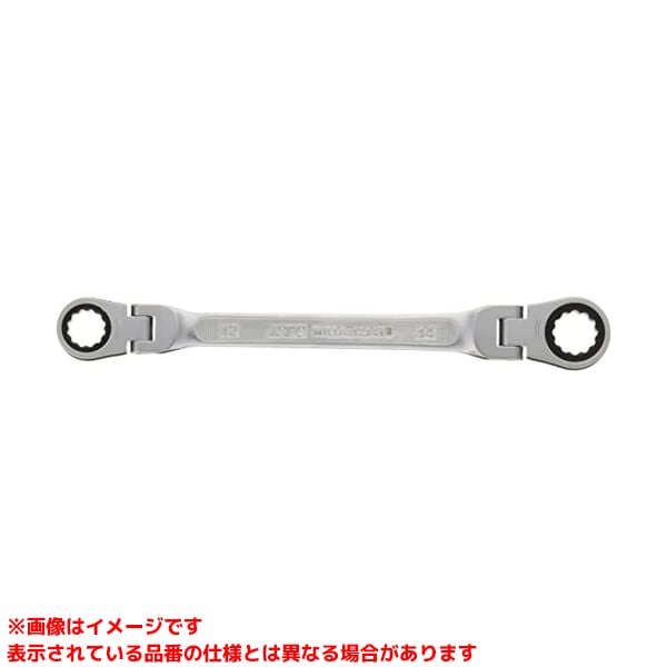 【MR1A-1214F (188966)】 《TKF》 京都機械工具 ラチェットメガネレンチ両頭型首振リ印字機 ωο0