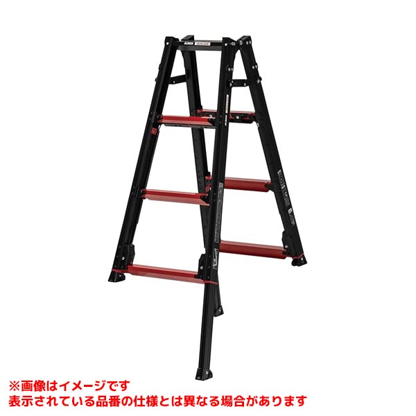 【GUD120X [601051]】 《TKF》 アルインコ住宅機器事業部 上部操作式伸縮脚付はしご兼用脚立 ωο0