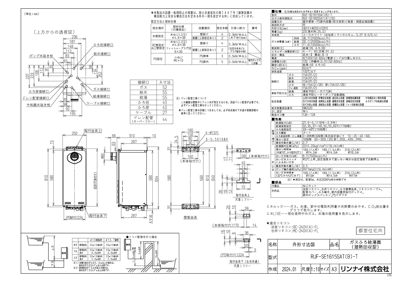 RUF-SE1615SAT(B)-T