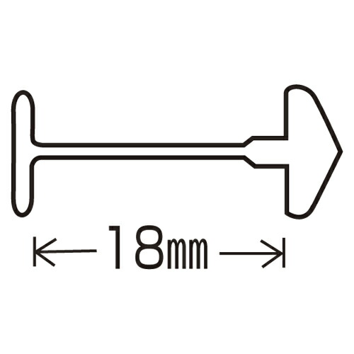 【US-18MM 《6317》】 《TKF》 バノック USピン US-18mm ωυ2