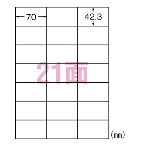 【L21AM500N 《38782》】 《TKF》 エーワン 印刷者用下げ札21面 ωυ0