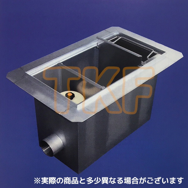 【S-945PH】 《TKF》 プレパリア犬製作 SUS製 差し油落とし穴 竪どい流入床吊り型 ωλ1