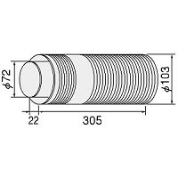 FFトップ厚壁アダプタ-
