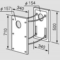BF給湯器 取替アダプタ 120B