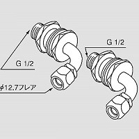 ユニットバス貫通金具 T-A