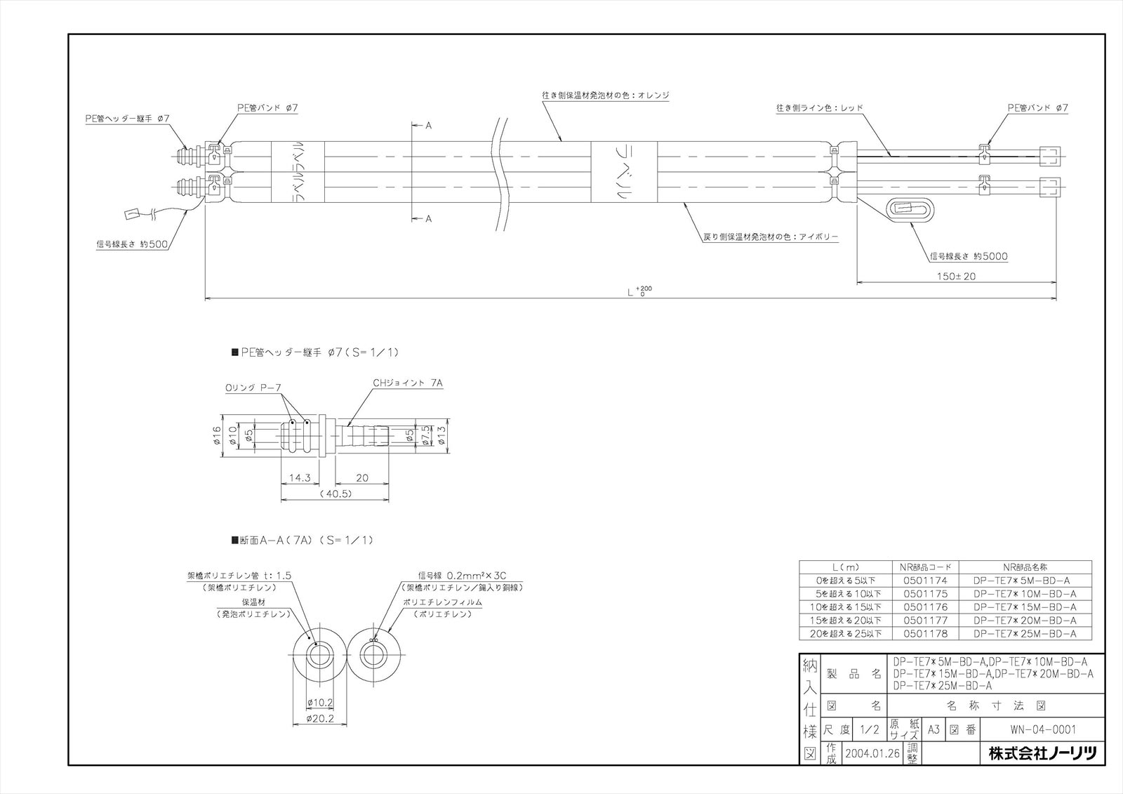 DP-TE7＊25M-BD-A