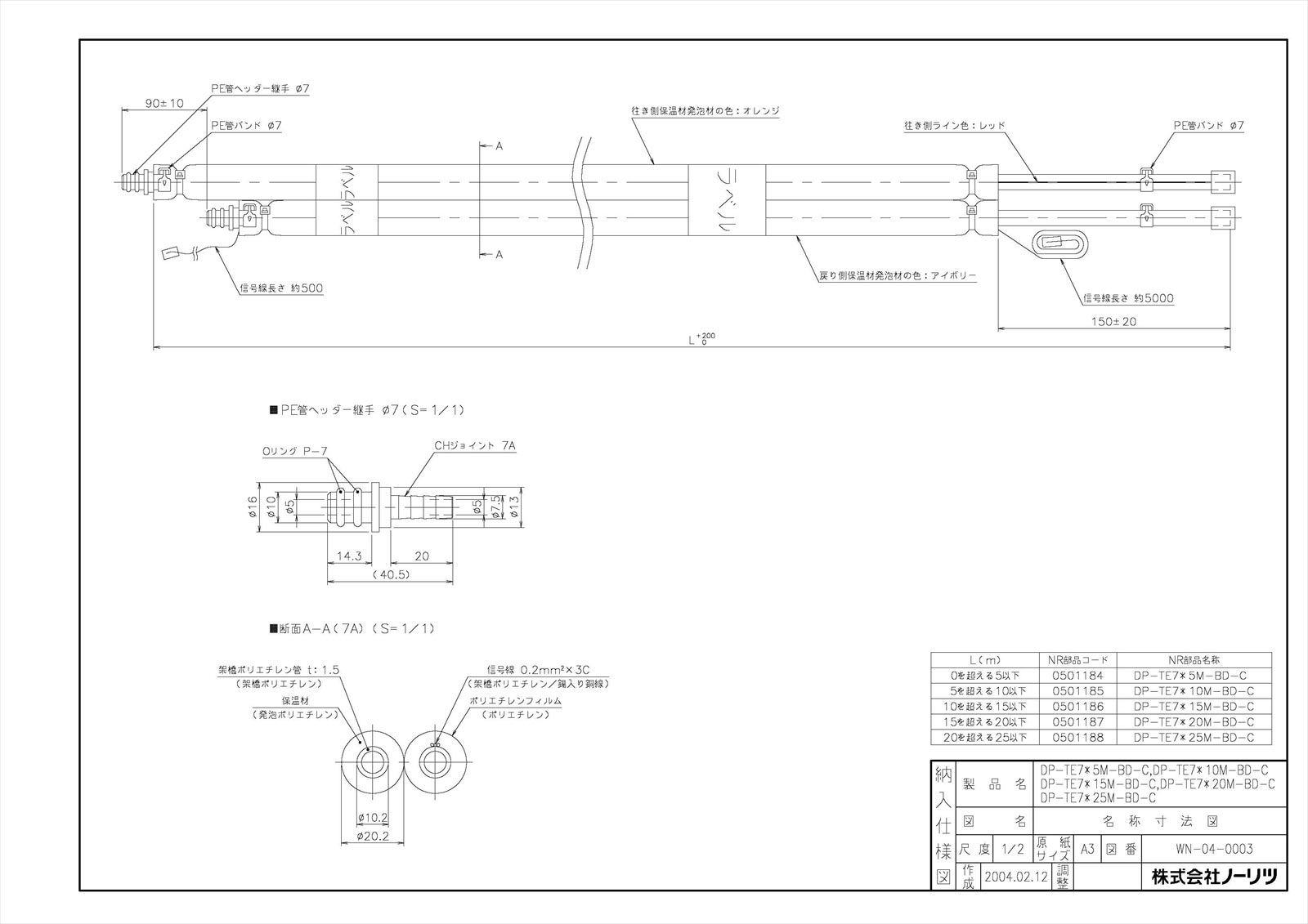 DP-TE7＊25M-BD-C