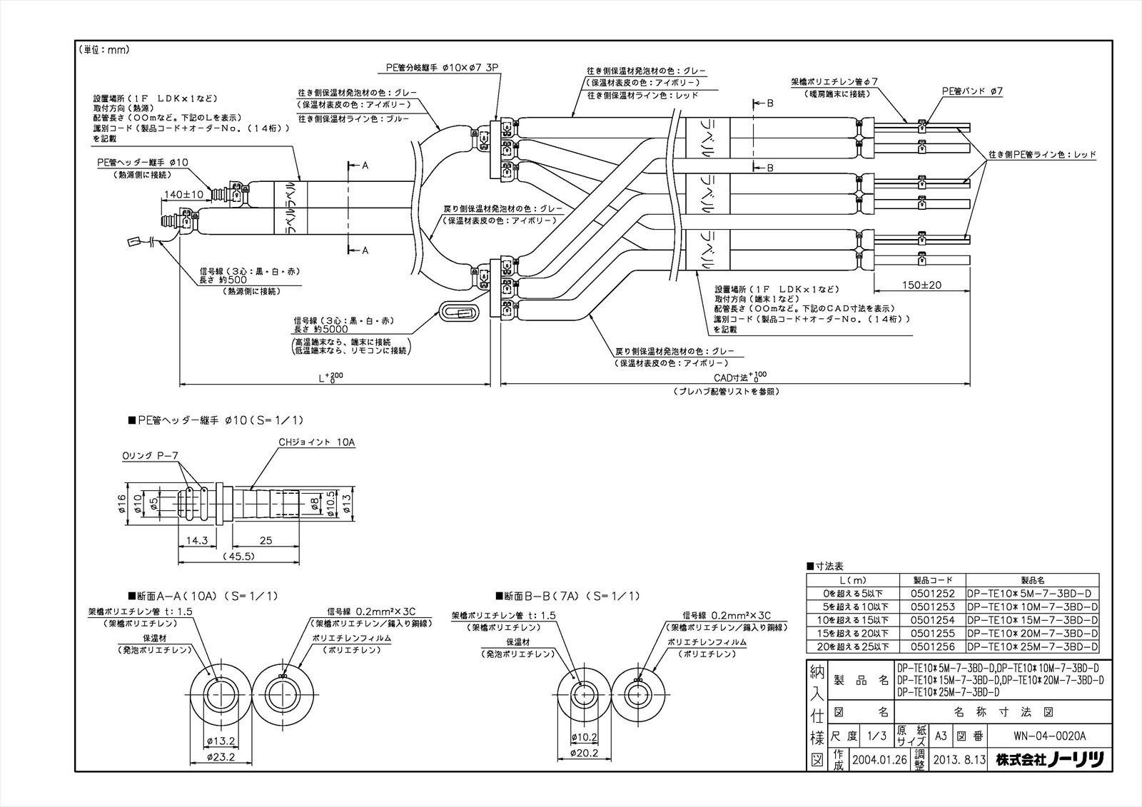DP-TE10＊20M-7-3BD-D