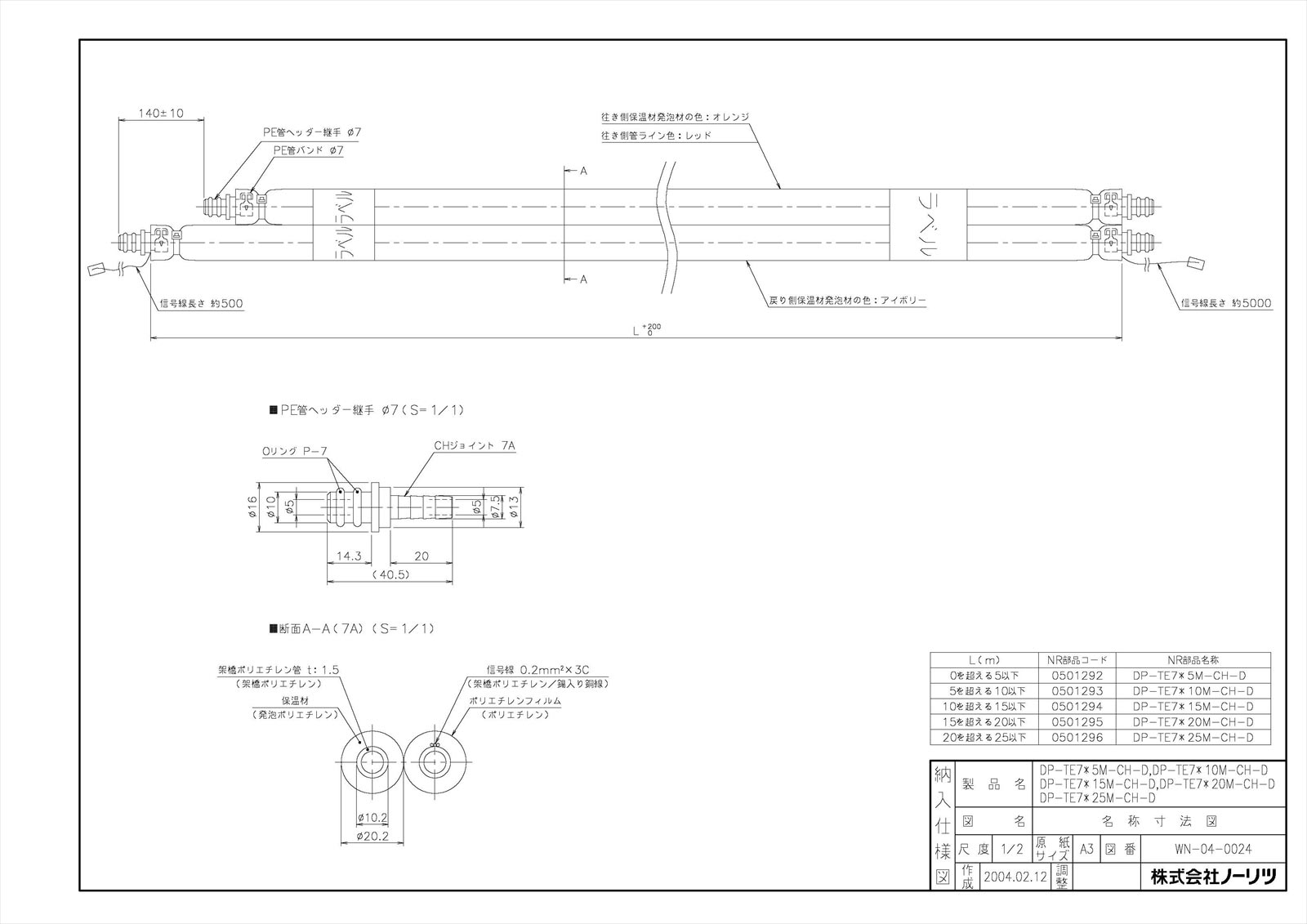 DP-TE7＊25M-CH-D