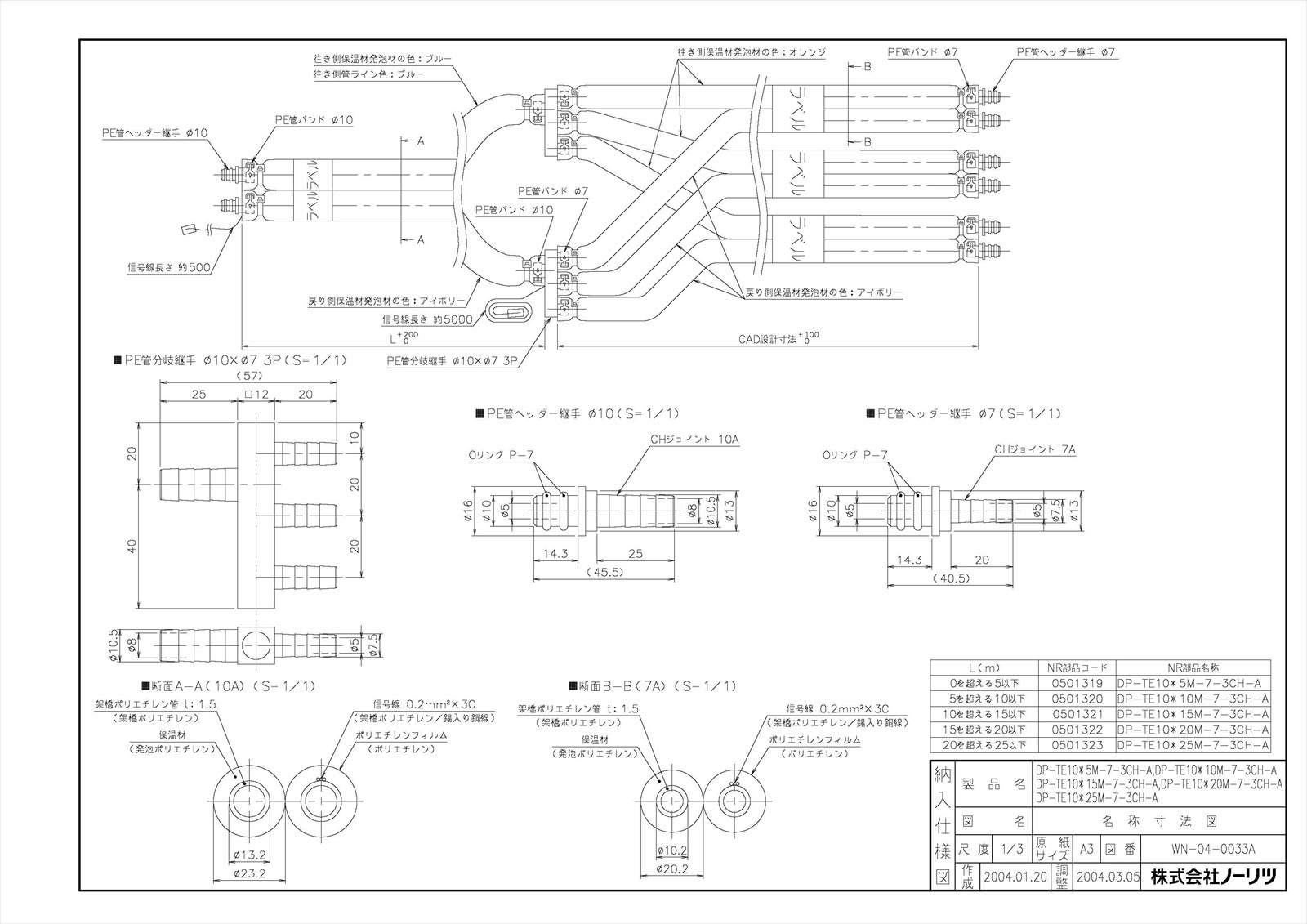 DP-TE10＊25M-7-3CH-A