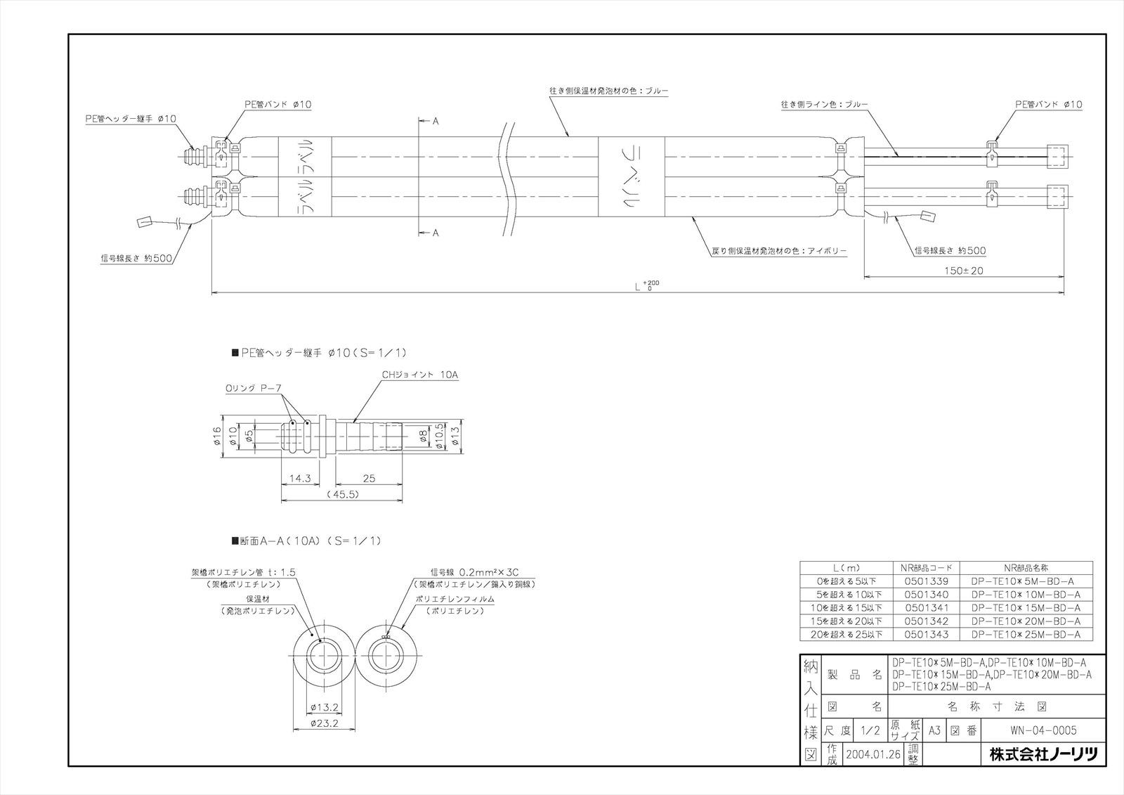 DP-TE10＊25M-BD-A