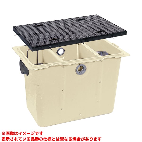 【GT-N187P 油絵の具 T-14メッキ蓋付】 《TKF》 マエザワ 差し油落とし穴 FRP製油絵の具落とし穴 煙管流入埋設型 GT-NP油絵の具 ωε1