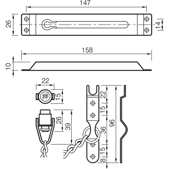 楽天市場 送料無料 杉田エース プッシュドアチェーン ブロンズ 全長158mm ブロンズ ドア チェーン 玄関 ドアチェーン 161 223 Tk Hope 楽天市場店
