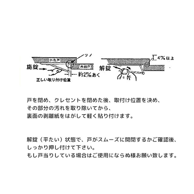 市場 伊藤製作所 サッシ用 サッシロック 小 簡易補助錠 1パック 防犯 サッシ締 GB サッシシマリ ストレートタイプ