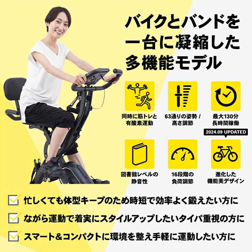 バイクとバンドを一台に凝縮した多機能モデル。