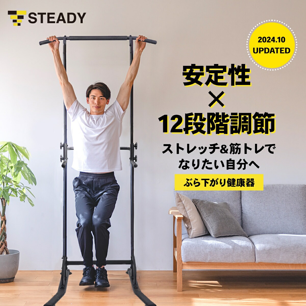 STEADY ぶら下がり健康器 ST101 メインビジュアル
